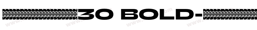 阿里巴巴30 BOLD字体转换